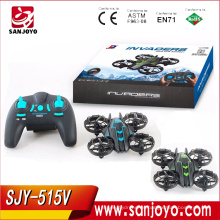 Nuevos juguetes que llegan SJY-515V HD Camera 3D Rolling Drone Quadcopter con modo sin cabeza